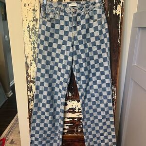 Forever 21 premium Checker Board women’s jeans.  Size 25